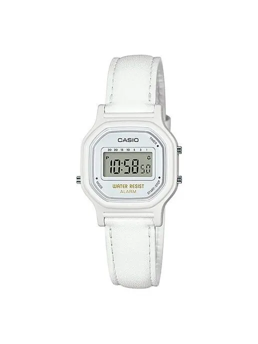 Часы CASIO Minimalistic Small Watch White Digital — изображение 1 из 4, оттенок белый