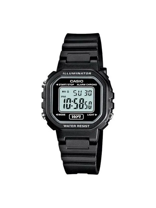 Часы CASIO Waterproof Quartz Black Strap Black Digital — изображение 1 из 4, оттенок черный