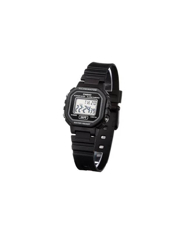 Часы CASIO Waterproof Quartz Black Strap Black Digital — изображение 2 из 4, оттенок черный