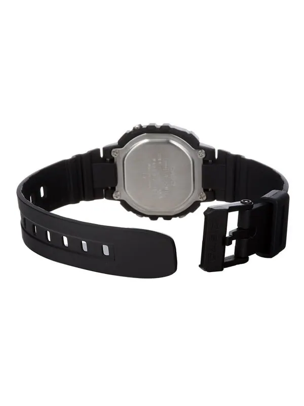 Часы CASIO Waterproof Quartz Black Strap Black Digital — изображение 3 из 4, оттенок черный