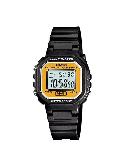 Часы CASIO STANDARDRetro Yellow Dial Plate Black Belt Quartz Waterproof Yellow DialBlack Strap — изображение 1 из 4