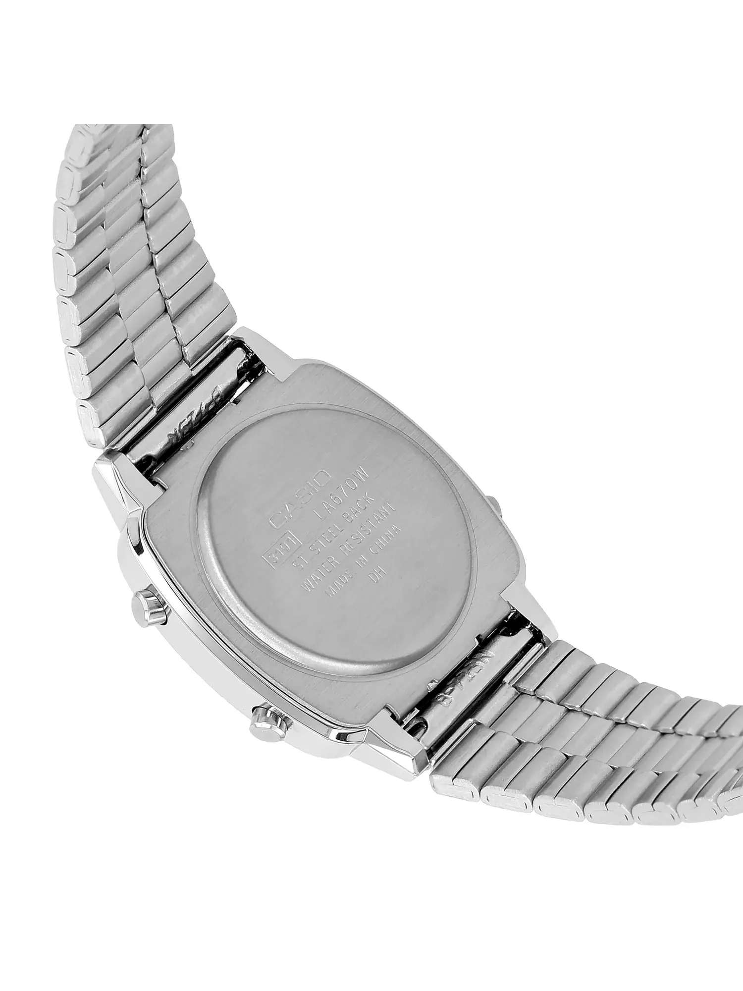 Часы Casio Vintage, арт. LA670WA-2 — изображение 4 из 8, оттенок серебристый/синий