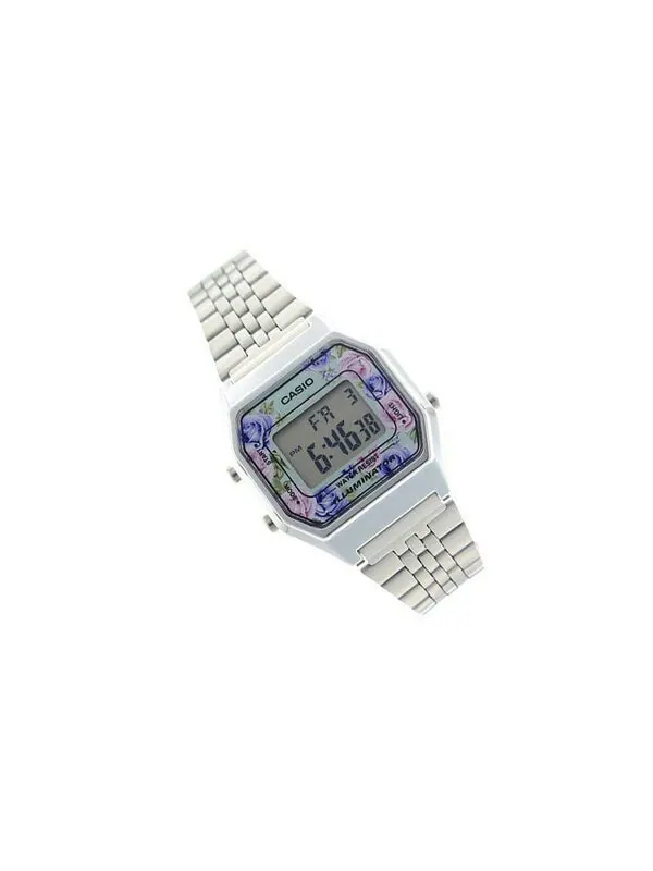 Часы CASIO Waterproof Unisex Silver Digital — изображение 2 из 4, оттенок серебряный