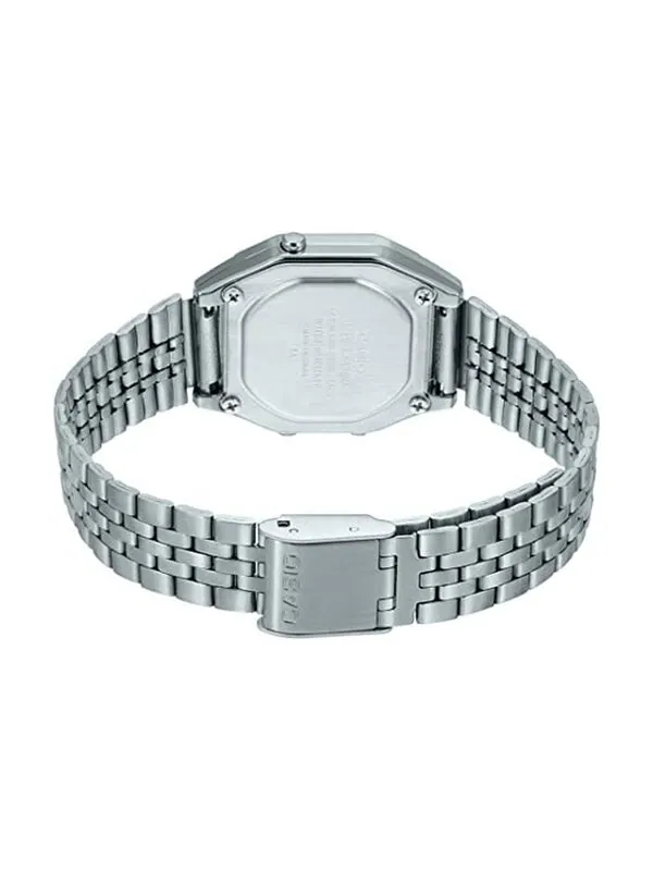 Часы CASIO Waterproof Unisex Silver Digital — изображение 4 из 4, оттенок серебряный
