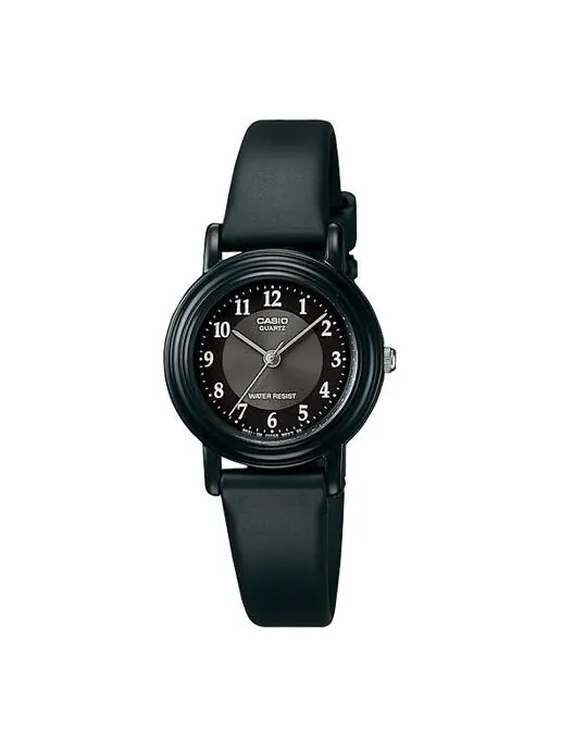 Часы CASIO Stainless Steel Strap Quartz Waterproof Black Analog — изображение 1 из 3, оттенок черный