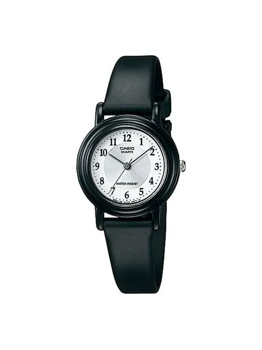 Часы CASIO Stainless Steel Strap Quartz Waterproof Black Analog — изображение 1 из 4, оттенок черный