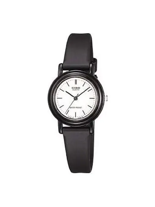Часы CASIO Quartz Waterproof Black Analog — изображение 1 из 3, оттенок черный