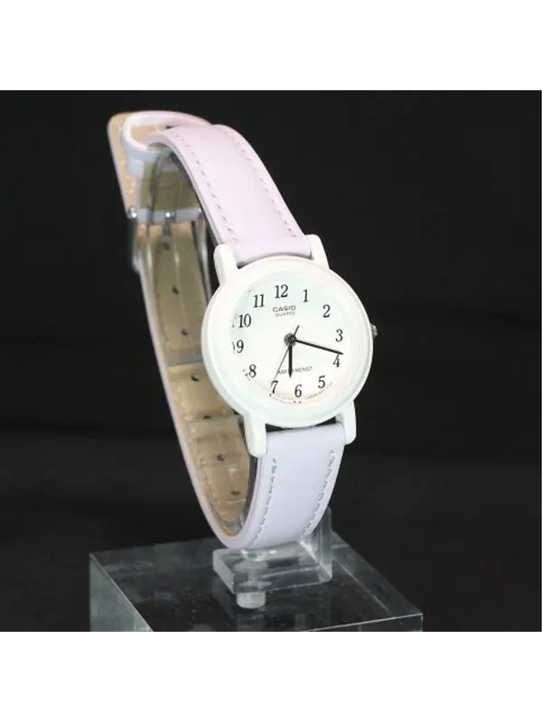 Часы Casio Fashion Analog Watch 'Pink Purple White' — изображение 2 из 4, оттенок светлый фиолетовый