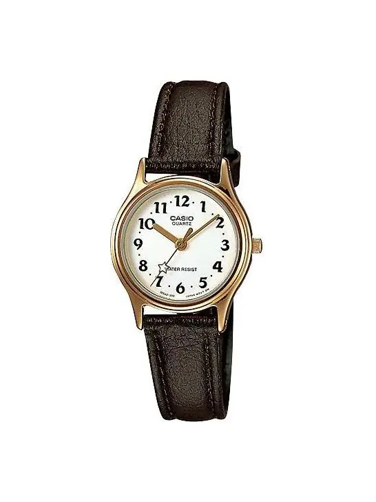 Часы CASIO Quartz Watch Antimagnetic Leather Strap — изображение 1 из 1