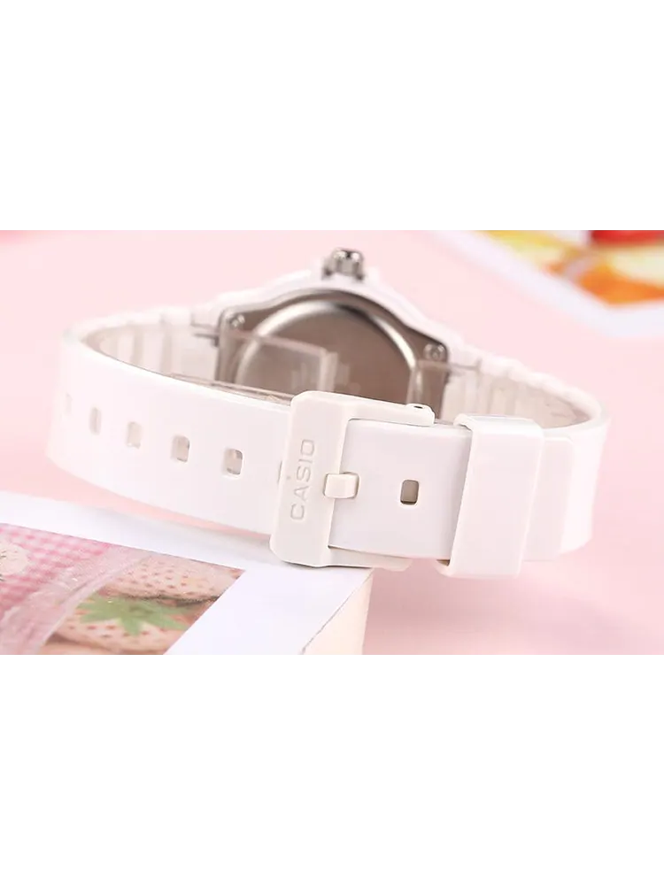 Часы CASIO Waterproof Sports Pink DialWhite Strap PinkWhite Analog — изображение 4 из 5, оттенок розовый белый