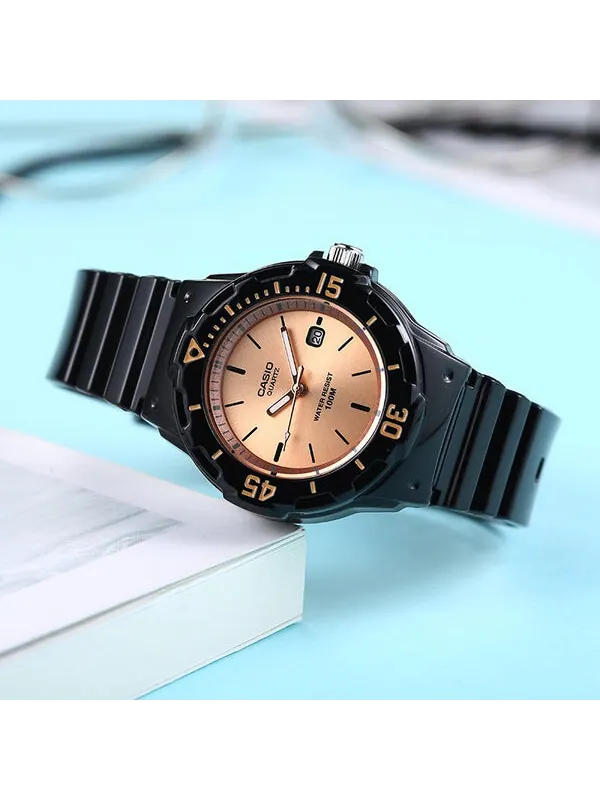 Часы CASIO Quartz Waterproof Sports Rose Gold Analog — изображение 2 из 3, оттенок розовый золотистый