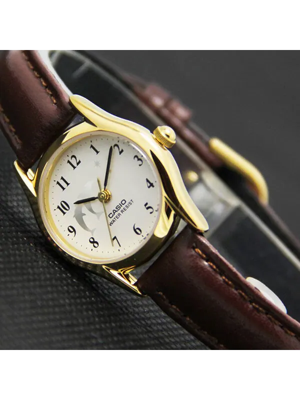 Часы CASIO Quartz Waterproof Brown Analog — изображение 2 из 2, оттенок коричневый