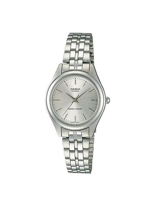 Часы CASIO Ladies ENTICER Wrist Silver Analog — изображение 1 из 3, оттенок серебряный
