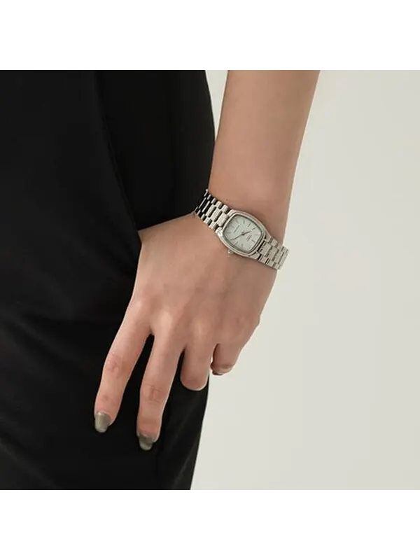 Часы CASIO Quartz Waterproof Silver Analog — изображение 4 из 4, оттенок серебряный