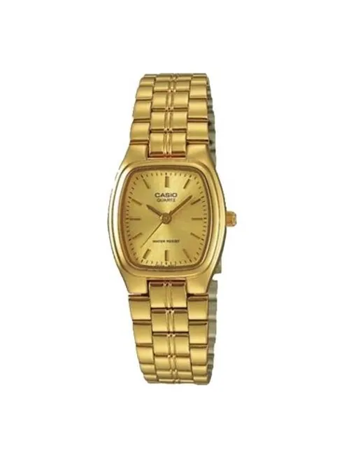 Часы CASIO Stainless Steel Strap Gold Analog — изображение 1 из 3, оттенок золото