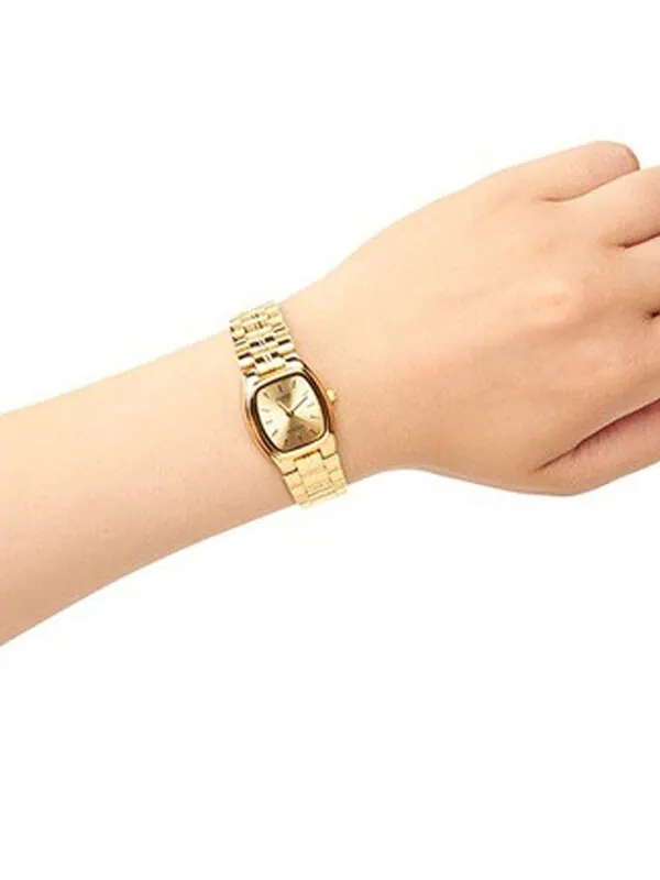 Часы CASIO Stainless Steel Strap Gold Analog — изображение 3 из 3, оттенок золото