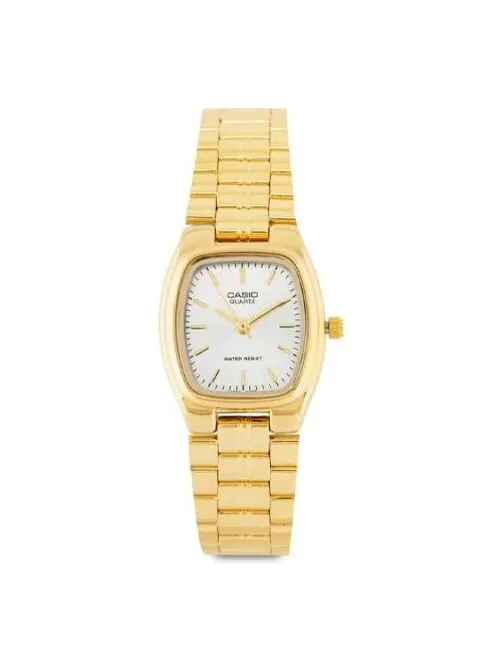 Часы CASIO Waterproof Quartz /White Gold Analog — изображение 1 из 3, оттенок золото