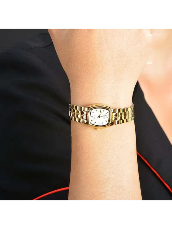 Часы CASIO Waterproof Quartz /White Gold Analog — изображение 2 из 3, оттенок золото