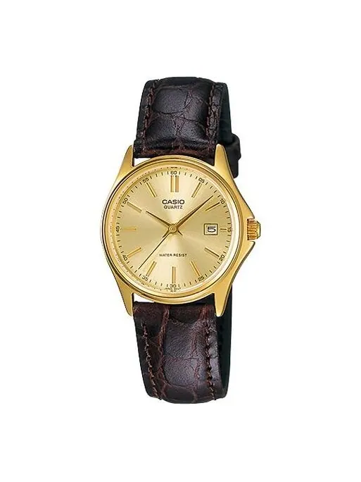 Часы CASIO Quartz Waterproof Gold Analog — изображение 1 из 4, оттенок золото