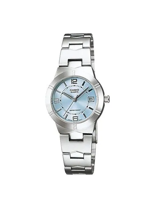 Часы CASIO Quartz Waterproof Blue Watch Dial Blue Analog — изображение 1 из 4, оттенок синий