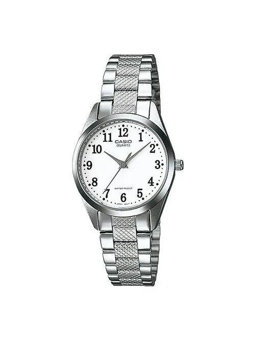 Часы CASIO Stainless Steel Strap Silver Analog — изображение 1 из 2, оттенок серебряный
