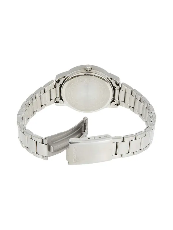 Часы CASIO Waterproof Stainless Steel Strap Quartz Silver Analog — изображение 3 из 3, оттенок серебряный