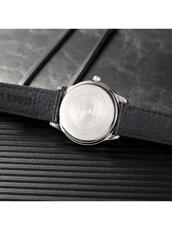 Часы CASIO Quartz Waterproof Black Analog — изображение 4 из 4, оттенок черный