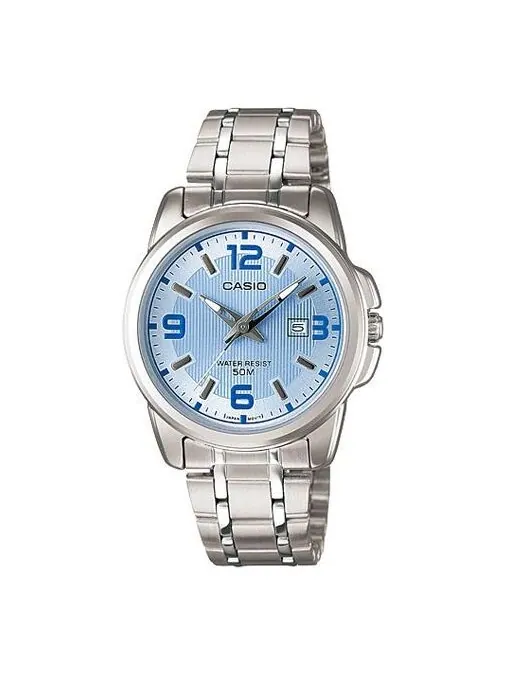 Часы CASIO Quartz es Silver Analog — изображение 1 из 4, оттенок серебряный