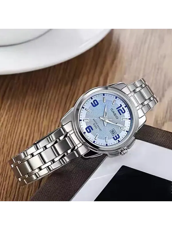 Часы CASIO Quartz es Silver Analog — изображение 2 из 4, оттенок серебряный