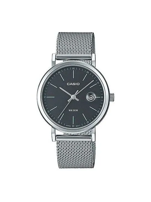Часы CASIO Hand Calendar Wrist Gray Analog — изображение 1 из 2, оттенок серый