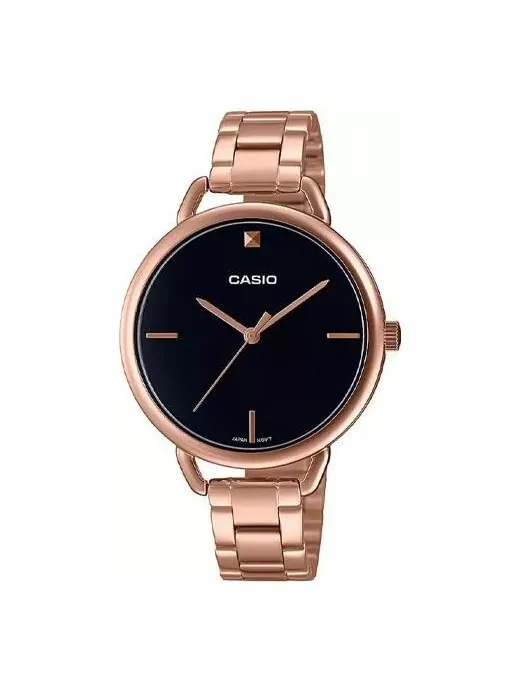 Часы CASIO Quartz Waterproof Black Analog — изображение 1 из 3, оттенок черный