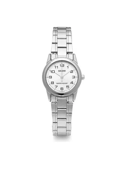 Часы CASIO Quartz Waterproof Silver Analog — изображение 1 из 4, оттенок серебряный
