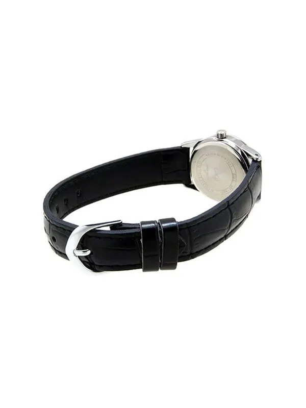 Часы CASIO Retro Pointer Series Classic Leather Black Quartz Waterproof Black Dial Black Analog — изображение 3 из 3