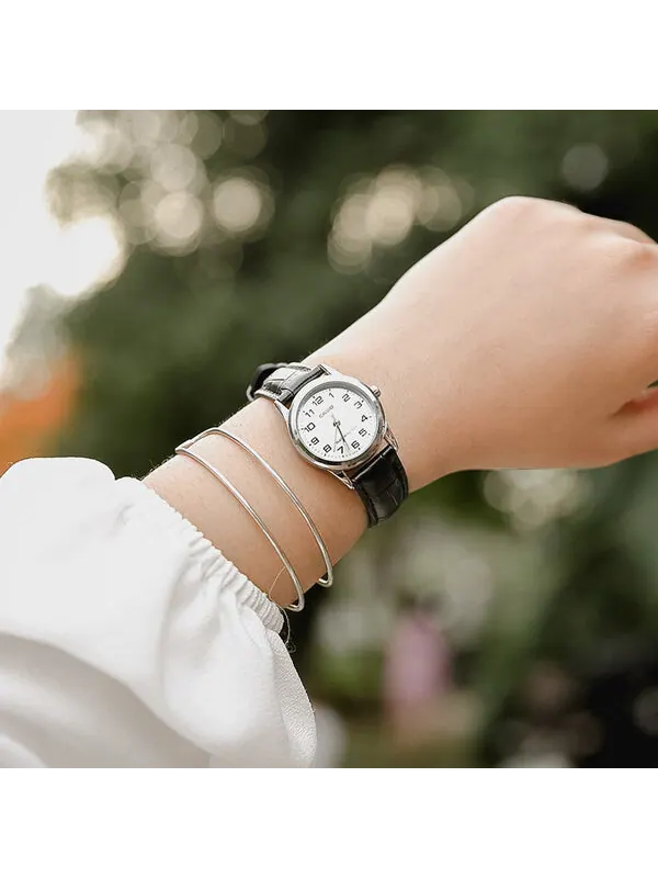 Часы CASIO Quartz Waterproof Silver Analog — изображение 2 из 2, оттенок серебряный