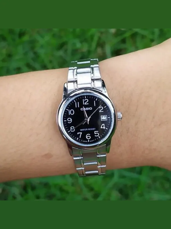 Часы CASIO DRESS Series Simplicity Quartzes Black Stainless Steel Strap Black Watch Dial Black — изображение 2 из 2