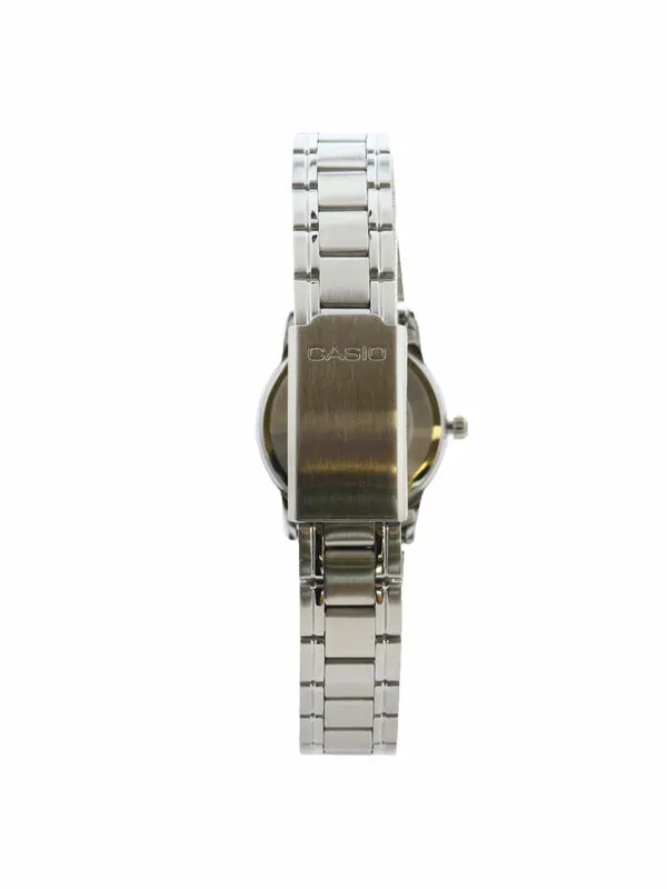 Часы CASIO Quartz Stainless Steel Strap Waterproof Blue Watch Dial Blue Analog — изображение 2 из 2, оттенок синий