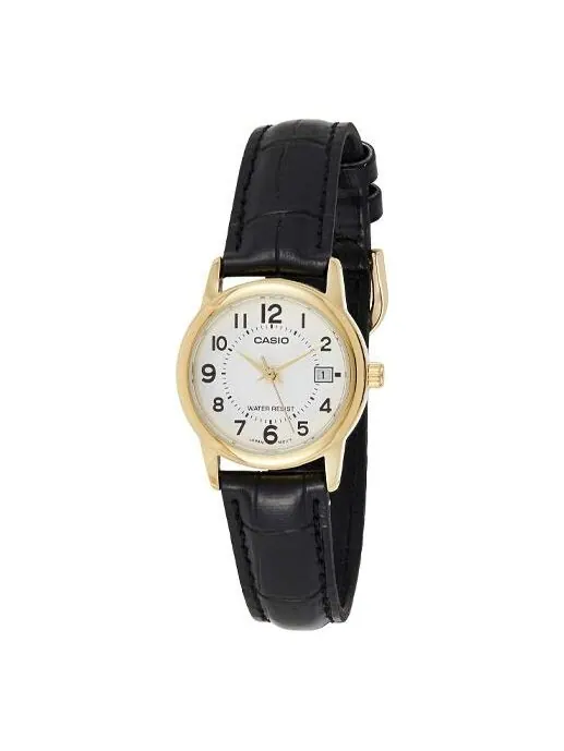 Часы CASIO Quartz /White Black Analog — изображение 1 из 3, оттенок черный