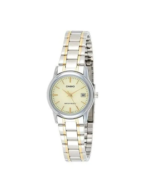 Часы CASIO Quartz Waterproof Gold Analog — изображение 1 из 2, оттенок золото