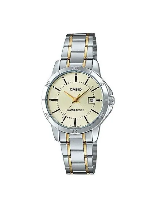 Часы CASIO DRESS Series Classic PointerStainless Steel Strap Golden Quartz Waterproof Gold Dial — изображение 1 из 4