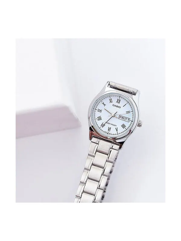 Часы CASIO Waterproof Stainless Steel Strap Quartz Blue Dial Blue Analog — изображение 1 из 2, оттенок синий