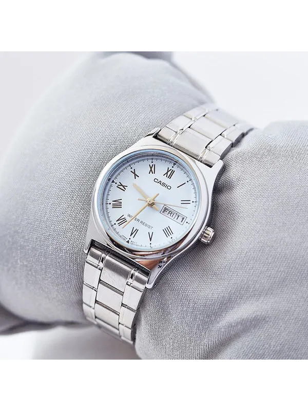 Часы CASIO Waterproof Stainless Steel Strap Quartz Blue Dial Blue Analog — изображение 2 из 2, оттенок синий