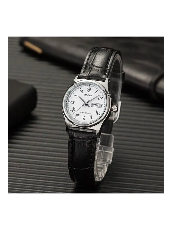 Часы CASIO Quartz Waterproof Black Analog — изображение 1 из 4, оттенок черный