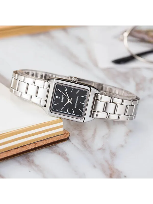 Женские наручные часы Casio LTP-V007D-1E — изображение 3 из 4, оттенок черный