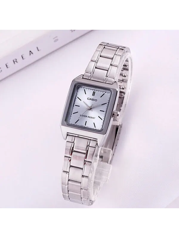 Часы CASIO DRESS Retro Small quartz Watch Silver Analog — изображение 3 из 4, оттенок серебряный
