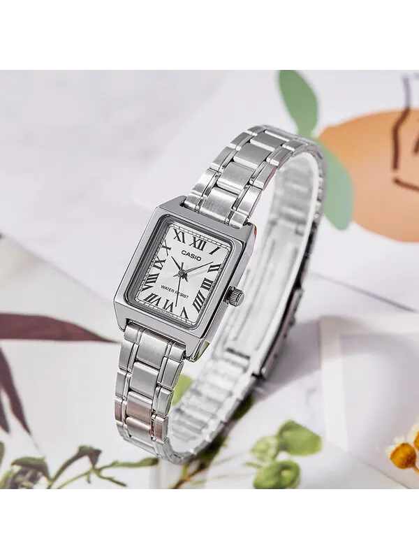 Часы CASIO Ladies DRESS Quartz Silver Analog — изображение 4 из 4, оттенок серебряный