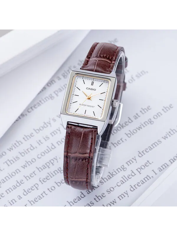 Часы CASIO Female DRESS Japan / South Korea Fashion Quartz Brown Analog — изображение 3 из 4, оттенок коричневый