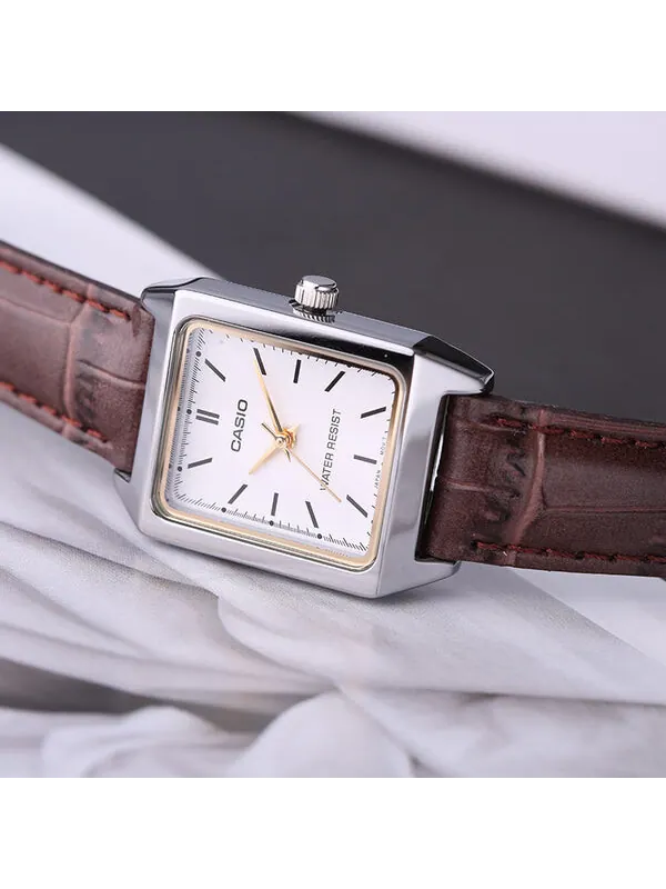 Часы CASIO Female DRESS Japan / South Korea Fashion Quartz Brown Analog — изображение 4 из 4, оттенок коричневый