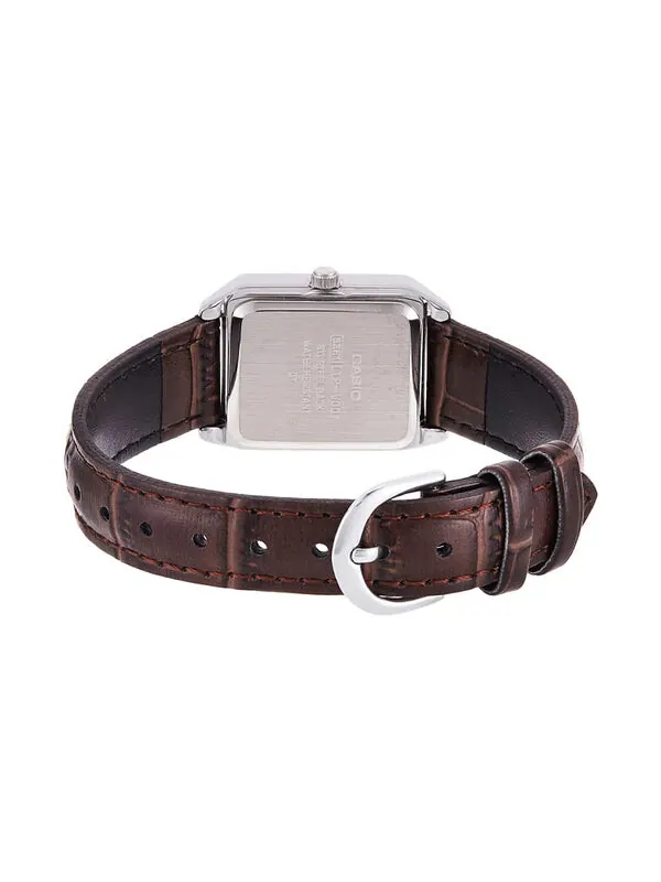 Часы CASIO VINTAGE Series Gold Strap Small Casual Retro Literature and Art Small TANK quartz Brown — изображение 2 из 4
