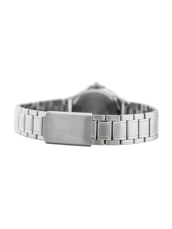 Часы CASIO Waterproof Stainless Steel Strap Quartz White Analog — изображение 3 из 4, оттенок белый