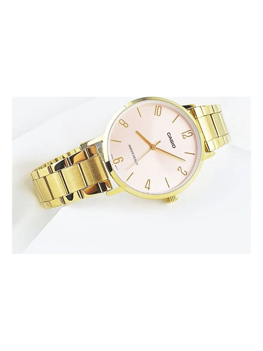 Часы CASIO Quartz Waterproof Pink Watch Dial Pink Analog — изображение 1 из 1, оттенок розовый
